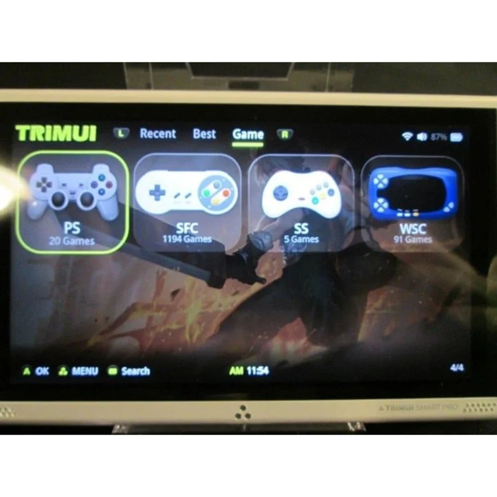 Handheld Retro Game System With Games